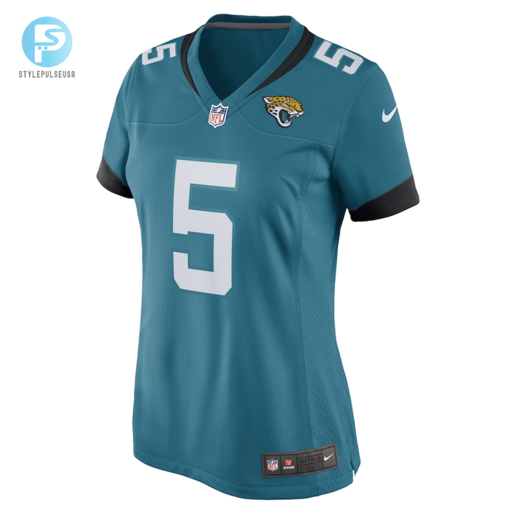 Womens Jacksonville Jaguars Andre Cisco Nike Teal Game Player Jersey 