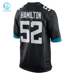 Mens Jacksonville Jaguars Davon Hamilton Nike Black Game Jersey stylepulseusa 1 2