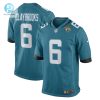 Mens Jacksonville Jaguars Chris Claybrooks Nike Teal Game Player Jersey stylepulseusa 1