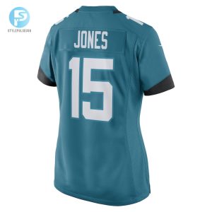 Womens Jacksonville Jaguars Tim Jones Nike Teal Game Player Jersey stylepulseusa 1 2