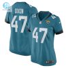 Womens Deshaan Dixon Jacksonville Jaguars Nike Teal Game Player Jersey stylepulseusa 1