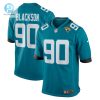 Mens Jacksonville Jaguars Angelo Blackson Nike Teal Team Game Jersey stylepulseusa 1