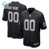 Mens Las Vegas Raiders Nike Black Custom Game Jersey stylepulseusa 1