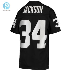 Youth Las Vegas Raiders Bo Jackson Mitchell Ness Black 1988 Legacy Retired Player Jersey stylepulseusa 1 2