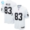 Mens Las Vegas Raiders Darren Waller Nike White Game Jersey stylepulseusa 1