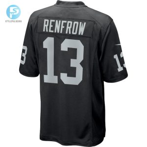 Mens Las Vegas Raiders Hunter Renfrow Nike Black Game Player Jersey stylepulseusa 1 2