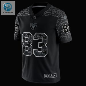 Mens Las Vegas Raiders Darren Waller Nike Black Rflctv Limited Jersey stylepulseusa 1 3