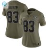 Womens Las Vegas Raiders Darren Waller Nike Olive 2022 Salute To Service Limited Jersey stylepulseusa 1