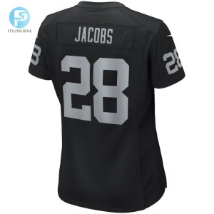 Womens Las Vegas Raiders Josh Jacobs Nike Black Game Player Jersey stylepulseusa 1 2