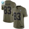 Mens Las Vegas Raiders Nike Olive 2022 Salute To Service Limited Jersey stylepulseusa 1