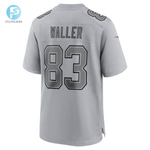 Mens Las Vegas Raiders Darren Waller Nike Gray Atmosphere Fashion Game Jersey stylepulseusa 1 2