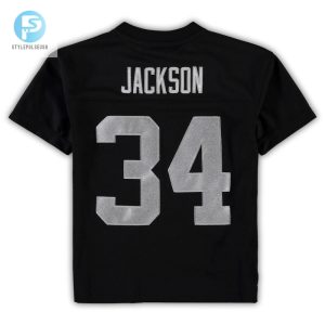 Preschool Las Vegas Raiders Bo Jackson Mitchell Ness Black 1988 Retired Player Legacy Jersey stylepulseusa 1 2