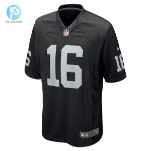 Mens Las Vegas Raiders Jakobi Meyers Nike Black Game Player Jersey stylepulseusa 1 1