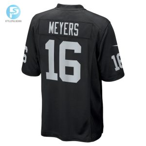 Mens Las Vegas Raiders Jakobi Meyers Nike Black Game Player Jersey stylepulseusa 1 2