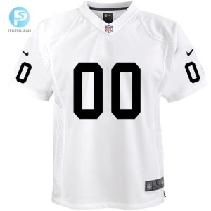 Youth Las Vegas Raiders Nike White Team Custom Game Jersey stylepulseusa 1 1