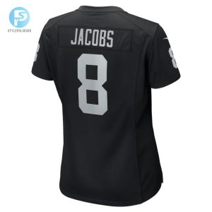 Womens Las Vegas Raiders Josh Jacobs Nike Black Game Player Jersey stylepulseusa 1 5