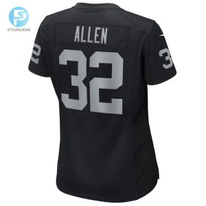 Womens Las Vegas Raiders Marcus Allen Nike Black Game Retired Player Jersey stylepulseusa 1 2