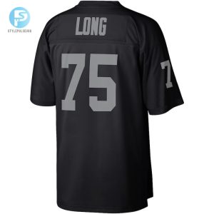 Mens Las Vegas Raiders Howie Long Mitchell Ness Black Legacy Replica Jersey stylepulseusa 1 2