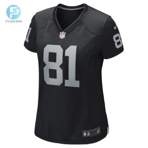 Womens Las Vegas Raiders Tim Brown Nike Black Game Retired Player Jersey stylepulseusa 1 1