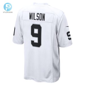 Mens Las Vegas Raiders Tyree Wilson Nike White Game Jersey stylepulseusa 1 2