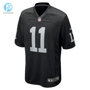 Mens Las Vegas Raiders Tre Tucker Nike Black Team Game Jersey stylepulseusa 1 1