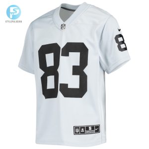 Youth Las Vegas Raiders Darren Waller Nike Silver Inverted Team Game Jersey stylepulseusa 1 1