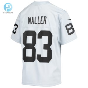 Youth Las Vegas Raiders Darren Waller Nike Silver Inverted Team Game Jersey stylepulseusa 1 2