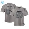 Youth Las Vegas Raiders Darren Waller Nike Gray Atmosphere Game Jersey stylepulseusa 1