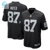 Mens Las Vegas Raiders Michael Mayer Nike Black 2023 Nfl Draft Pick Game Jersey stylepulseusa 1