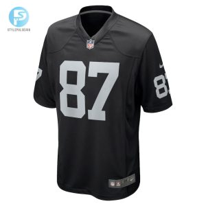 Mens Las Vegas Raiders Michael Mayer Nike Black 2023 Nfl Draft Pick Game Jersey stylepulseusa 1 1