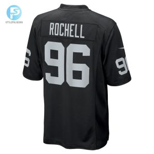 Mens Las Vegas Raiders Isaac Rochell Nike Black Team Game Jersey stylepulseusa 1 2