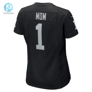 Womens Las Vegas Raiders Number 1 Mom Nike Black Game Jersey stylepulseusa 1 2