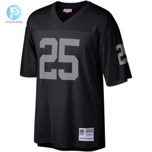 Mens Las Vegas Raiders Fred Biletnikoff Mitchell Ness Black Legacy Replica Jersey stylepulseusa 1 1