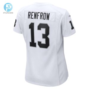 Womens Las Vegas Raiders Hunter Renfrow Nike White Game Player Jersey stylepulseusa 1 2