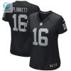 Womens Las Vegas Raiders Jim Plunkett Nike Black Game Retired Player Jersey stylepulseusa 1