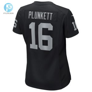 Womens Las Vegas Raiders Jim Plunkett Nike Black Game Retired Player Jersey stylepulseusa 1 2