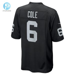 Mens Las Vegas Raiders Aj Cole Nike Black Game Jersey stylepulseusa 1 2