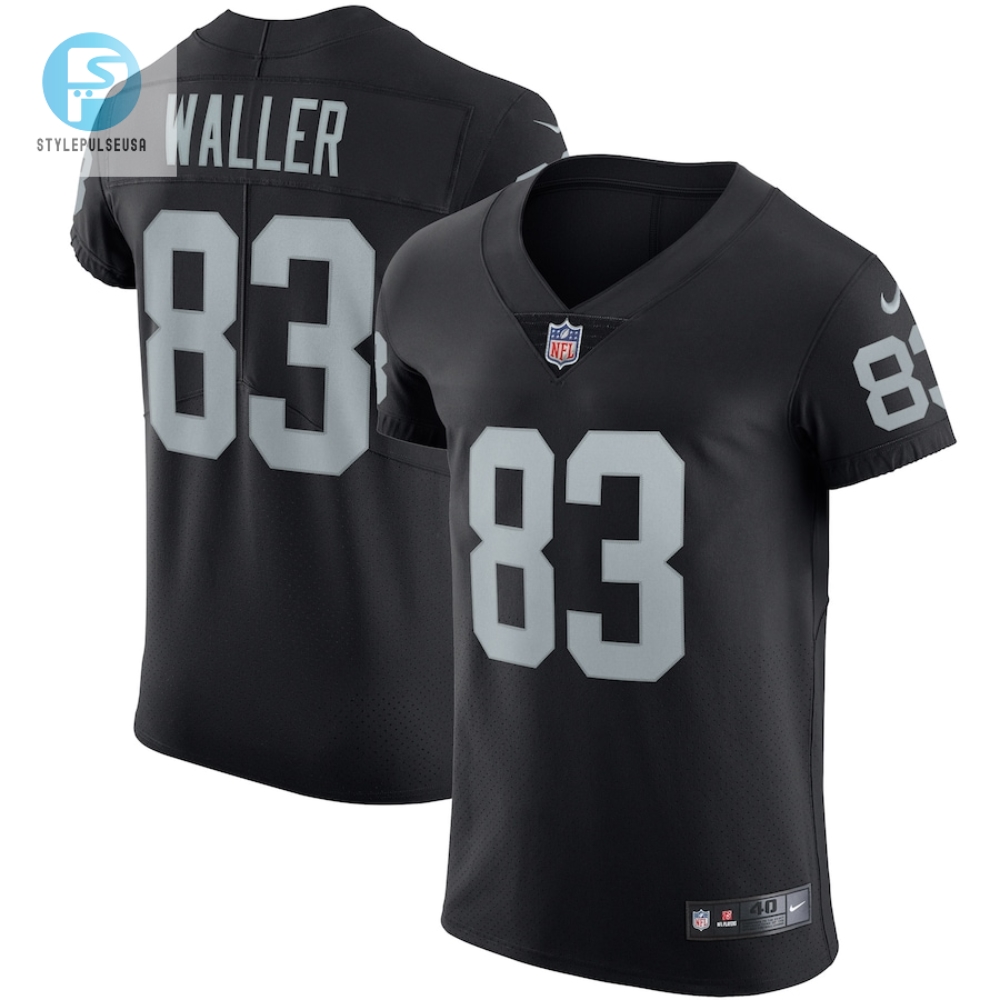 Mens Las Vegas Raiders Darren Waller Nike Black Vapor Elite Jersey stylepulseusa 1