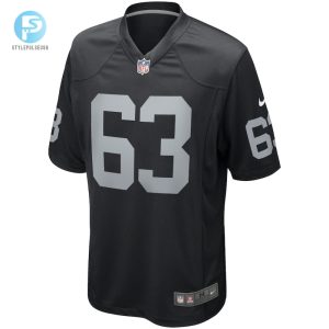 Mens Las Vegas Raiders Gene Upshaw Nike Black Game Retired Player Jersey stylepulseusa 1 1