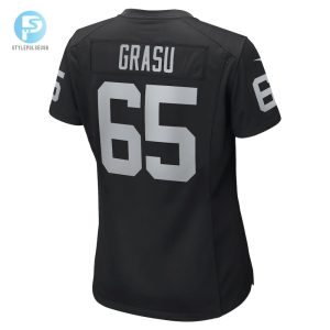 Womens Las Vegas Raiders Hroniss Grasu Nike Black Game Player Jersey stylepulseusa 1 2