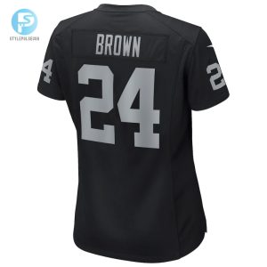 Womens Las Vegas Raiders Willie Brown Nike Black Game Retired Player Jersey stylepulseusa 1 2