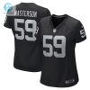 Womens Las Vegas Raiders Luke Masterson Nike Black Game Player Jersey stylepulseusa 1