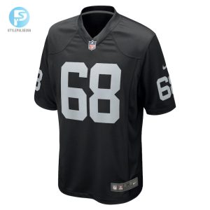 Mens Las Vegas Raiders Andre James Nike Black Game Jersey stylepulseusa 1 1