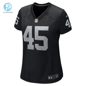 Womens Las Vegas Raiders Jaquan Johnson Nike Black Game Player Jersey stylepulseusa 1 1