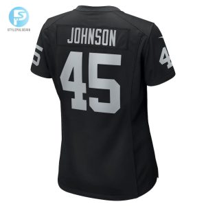 Womens Las Vegas Raiders Jaquan Johnson Nike Black Game Player Jersey stylepulseusa 1 2