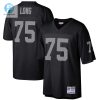 Mens Las Vegas Raiders Howie Long Mitchell Ness Black Retired Player Legacy Replica Jersey stylepulseusa 1