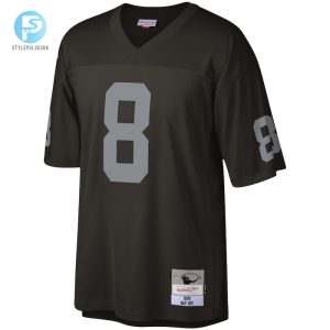 Mens Las Vegas Raiders Ray Guy Mitchell Ness Black Legacy Replica Jersey stylepulseusa 1 1