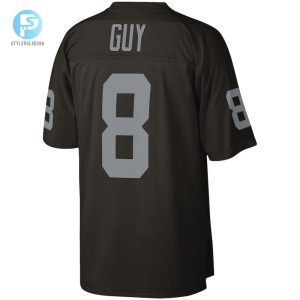 Mens Las Vegas Raiders Ray Guy Mitchell Ness Black Legacy Replica Jersey stylepulseusa 1 2