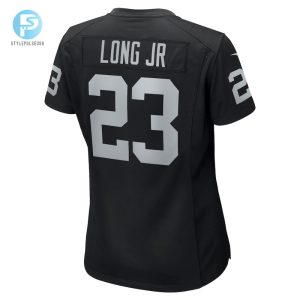 Womens Las Vegas Raiders David Long Jr. Nike Black Team Game Jersey stylepulseusa 1 2