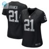 Womens Las Vegas Raiders Cliff Branch Nike Black Retired Player Game Jersey stylepulseusa 1